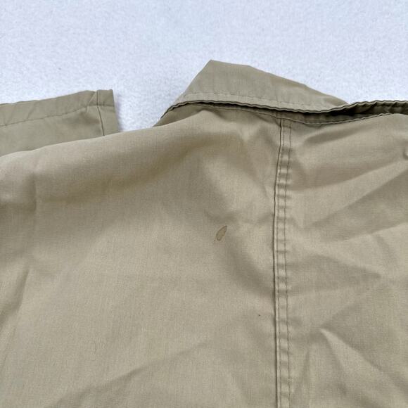 Vintage Big Mac Coveralls Size XL Tan Short Sleeve Straight Leg Utility Work 80s - Picture 11 of 13